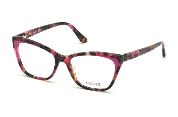 Guess red eyeglass top frames