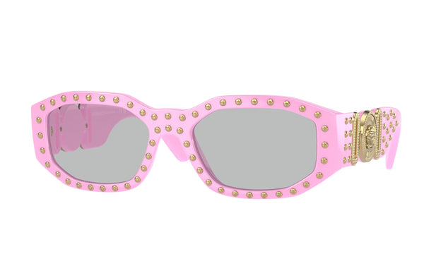 Versace VE4361 | Rectangle Biggie Sunglasses | Pink Metal