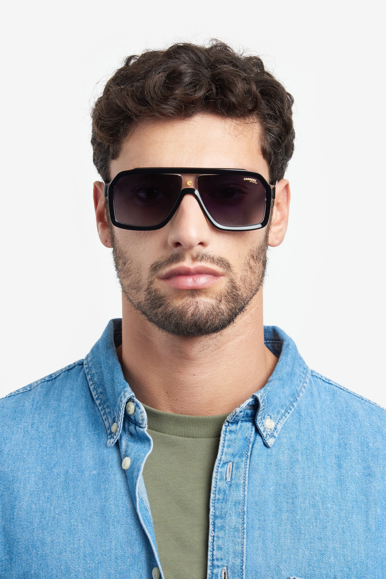 Carrera 1053 Black Sunglasses with Case and dust cloth Sunglasses Carrera Ca 1053/S/Ti 003/86 197737126209: Buy  main image 3