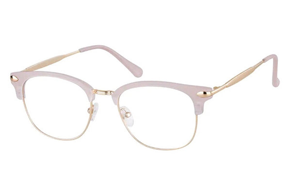 Addison | Browline Glasses | Rose Gold