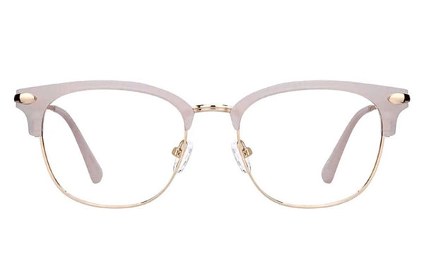 Addison | Browline Glasses | Rose Gold