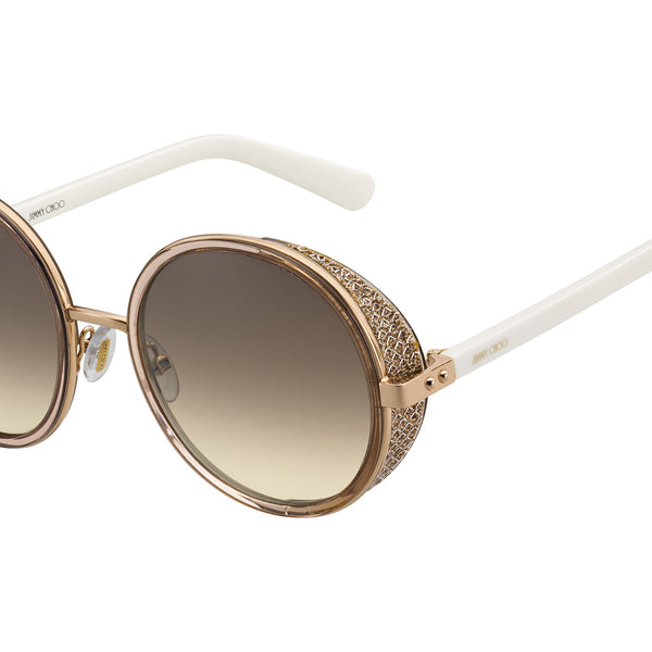 極美品　JIMMY CHOO　ANDIE　サングラス　J7QJ6　ブラウンレンズ Jimmy Choo ANDIE/N/S Sunglasses | FREE Shipping - SOLD OUT