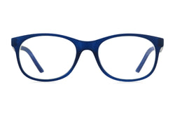 Dora | Blue Light Petite Small Glasses | Blue