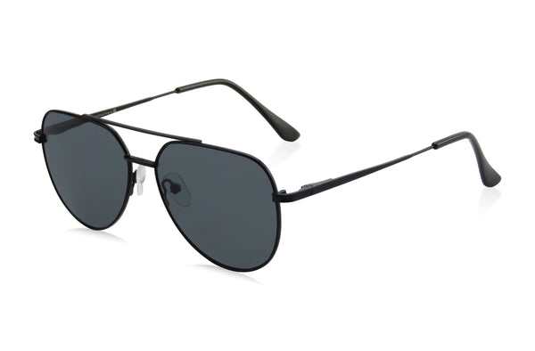 La Presidente | Aviator Sunglasses | Black