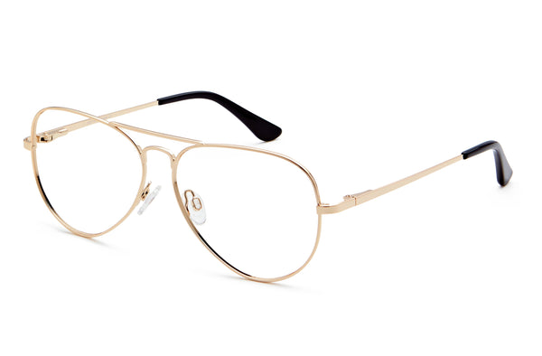 Angel | Aviator Glasses Optical King | Gold