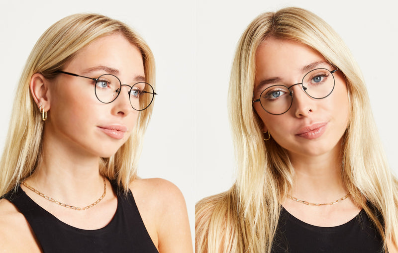 Jane | Round Glasses | Black