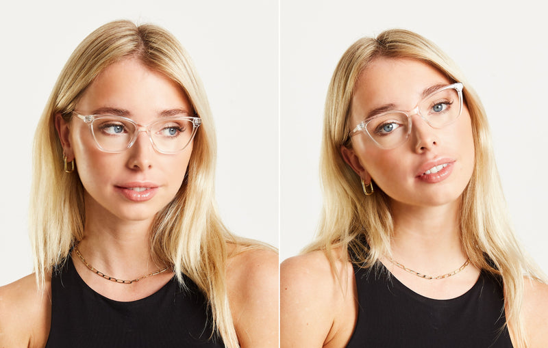 Roxy | Clear Cat Eye Glasses