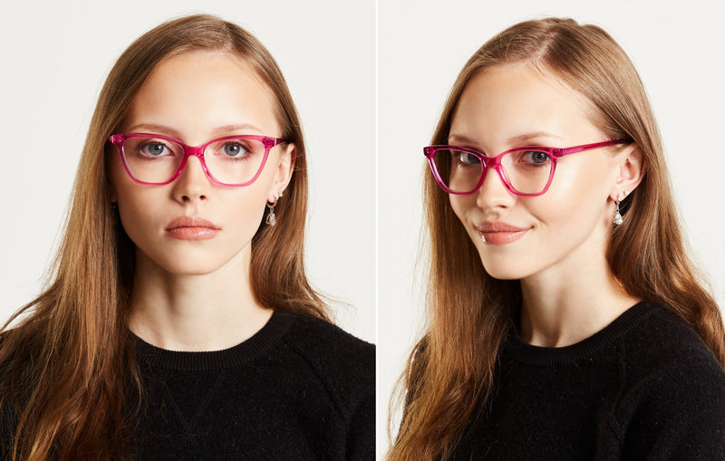 Roxy | Clear Cat Eye Glasses