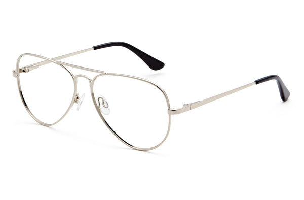 Angel | Aviator Glasses Optical King | Silver