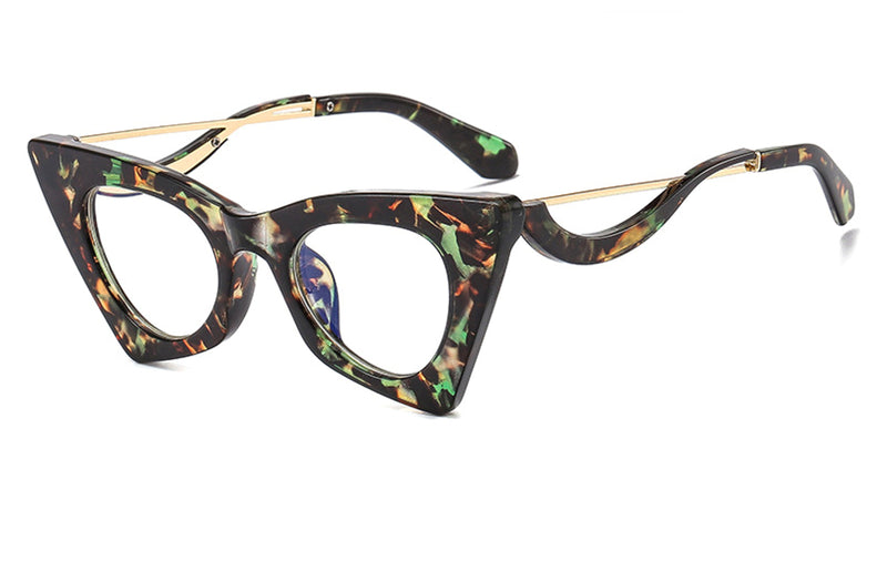 Beatrix | Cat Eye Glasses | Green