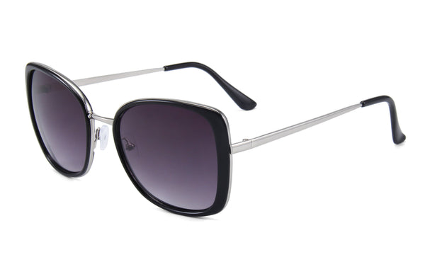 Beverley Sunglasses | Oversized Sunglasses Optical King | Black