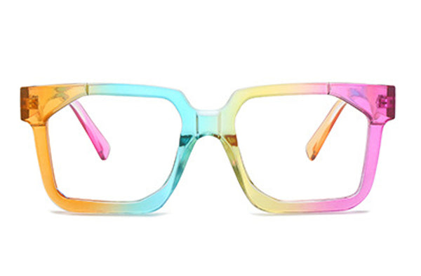 Casey | Square Rainbow Glasses