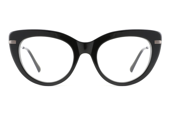 Black cat eye prescription glasses best sale