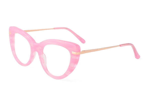 Elsa | Cat Eye Premium Glasses | Pink