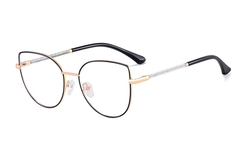 Faith | Cat Eye Metal Glasses Premium