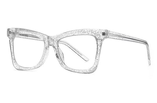 Glitzy | Square Glitter Glasses