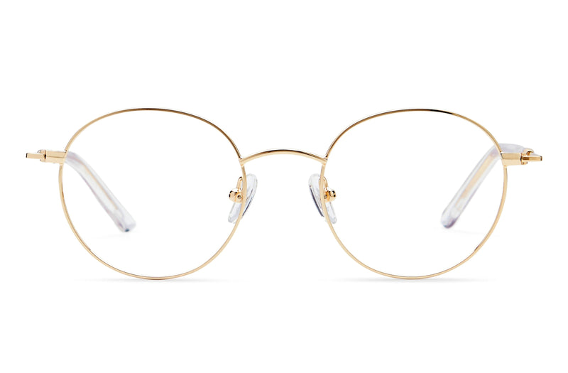 Jane | Round Glasses | Gold