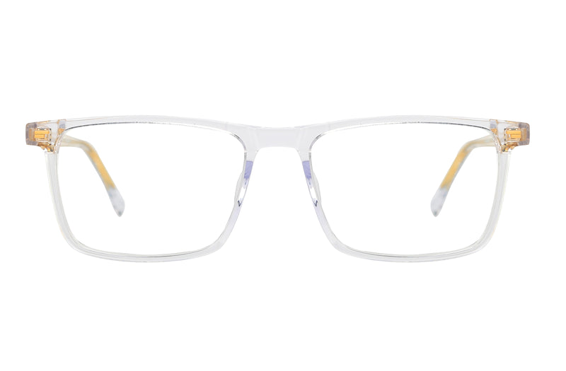 Kai | Clear Rectangle Glasses