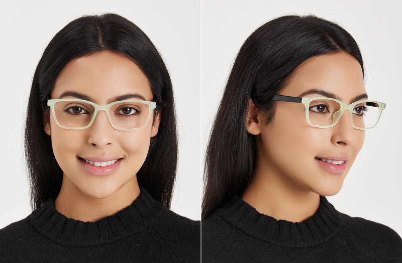 Monique | Rectangle Cat Eye Premium Glasses