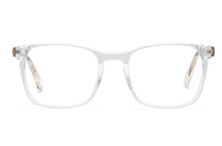 River | Square Clear Glasses | Clear