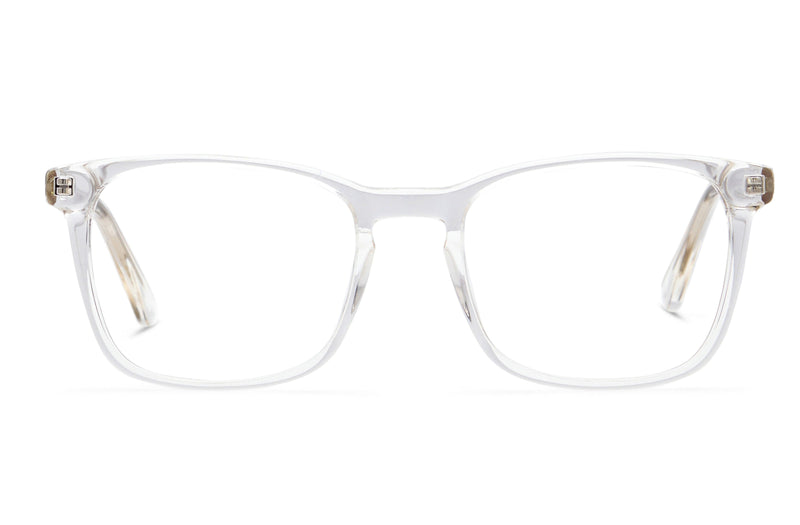 River | Square Clear Glasses | Clear