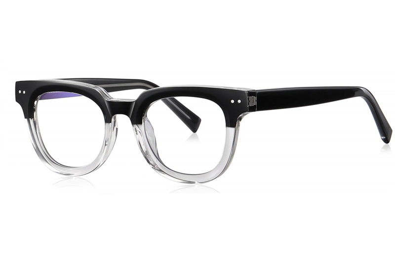 Robbie | Blue Light Browline Glasses