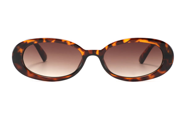 Sydney Sunglasses | Oval Sunglasses Optical King | Tortoise