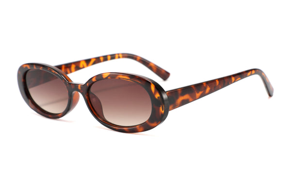 Sydney Sunglasses | Oval Sunglasses Optical King | Tortoise