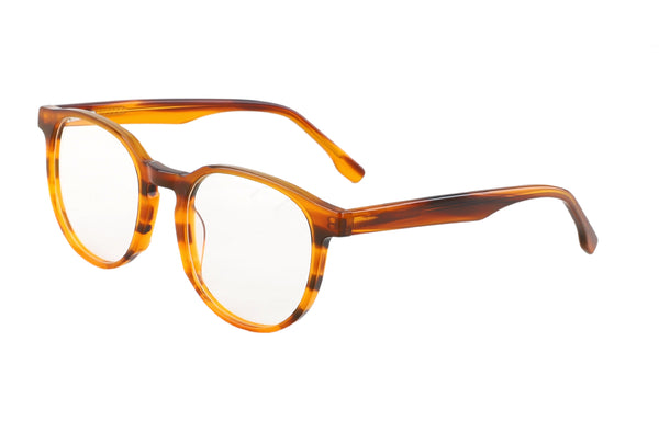 Whitley | Round Tortoise Premium Glasses | Brown