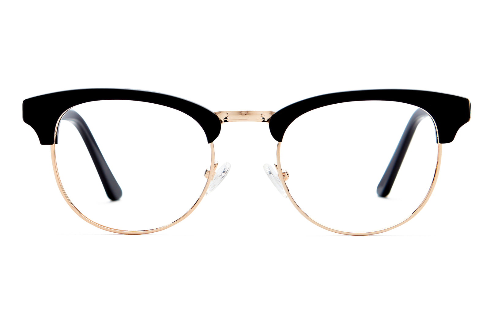 Browline glasses gold on sale