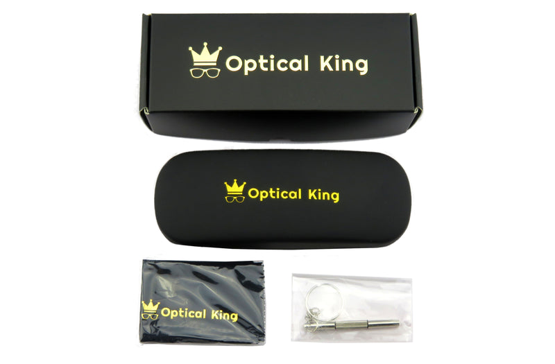 Premium Glasses Kit Optical King | Hard Shell Case, Mini Screwdriver, Microfibre Cloth